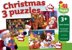 3 Christmas Puzzles Look Closely(3 Christmas Puzzles Look Closely)