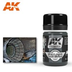 AK Interactive: Exhaust Wash (AK-2040)(Ak Interactive Exhaust Wash Ak 2040)