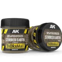AK Interactive: Splatter Effects - Stirred Earth (100ml)(Ak Interactive Splatter Effects Stirred Earth Ak8030)