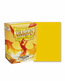 Dragon Shield Matte Sleeves: Yellow (100)(Dragon Shield Matte Sleeves Yellow 100)