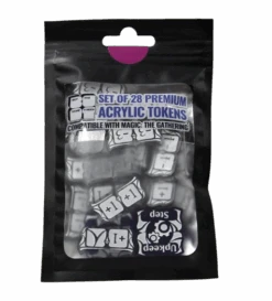 Premium Acrylic Tokens: Magic The Gathering Compatible Set Of 28(Premium Acrylic Tokens Magic The Gathering Compatible Set Of 28)