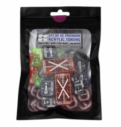 Premium Acrylic Tokens: Star Wars Unlimited Compatible Set Of 55(Premium Acrylic Tokens Star Wars Unlimited Compatible Set Of 55)