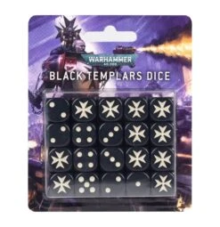 Warhammer 40,000: Black Templars Dice Set(Black Templars Dice Set)
