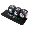 Blocking Dice Set: Pearl Black & White (3)(Blocking Dice Set Pearl Black White 3)