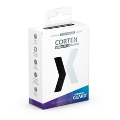 Ultimate Guard Cortex Sleeves Matte Standard Size (100) - Black(Ultimate Guard Cortex Sleeves Matte Standard Size 100 Black)