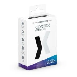 Ultimate Guard Cortex Sleeves Standard Size (100) - Black(Ultimate Guard Cortex Sleeves Standard Size 100 Black)