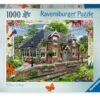Country Cottage - Railway Cottage Jigsaw Puzzle (1000pc)(Country Cottage Railway Cottage Jigsaw Puzzle 1000pc)