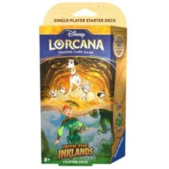 Disney Lorcana Trading Card Game: Into The Inklands Starter Deck - Amber & Emerald(Disney Lorcana Trading Card Game Starter Deck Amber Emerald)