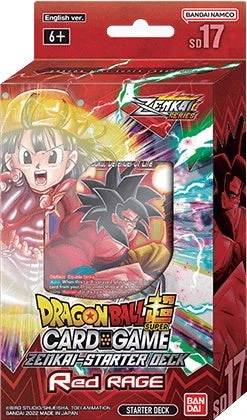 Dragon Ball Super Card Game: Red Rage Starter Deck (SD17)(Dragon Ball Super Card Game Red Rage Sd17)