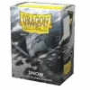 Dragon Shield Matte Dual Sleeves: Snow (100)(Dragon Shield Matte Dual Sleeves Snow 100)