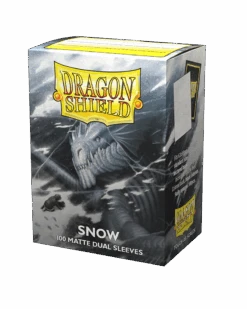 Dragon Shield Matte Dual Sleeves: Snow (100)(Dragon Shield Matte Dual Sleeves Snow 100)