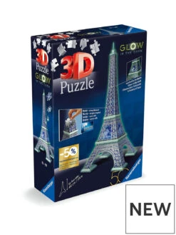 Eiffel Tower Glow In The Dark 3D Puzzle(Eiffel Tower Glow In The Dark 3d Puzzle)