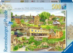 Escape To The Cotswolds Jigsaw Puzzle (500pc)(Escape To The Cotswolds Puzzle)