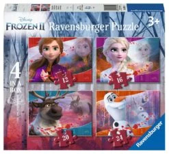 Frozen 2 - 4 In A Box Jigsaw Puzzle(Frozen 2 4 In A Box Jigsaw Puzzle)