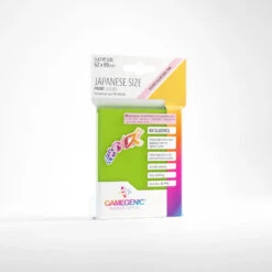 Gamegenic: Japanese Size Prime Sleeves - Lime(Gamegenic Japanese Size Prime Sleeves Lime)