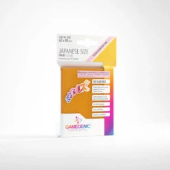 Gamegenic: Japanese Size Prime Sleeves - Orange(Gamegenic Japanese Size Prime Sleeves Orange)