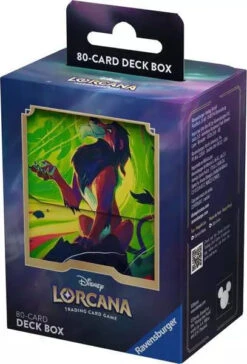 Disney Lorcana Trading Card Game: Azurite Sea - Scar Deck Box(Disney Lorcana Trading Card Game Scar Deck Box)