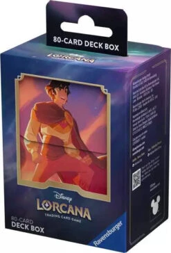 Disney Lorcana Trading Card Game: Shimmering Skies Deck Box - Aladin(Disney Lorcana Trading Card Game Shimmering Skies Deck Box Aladin)