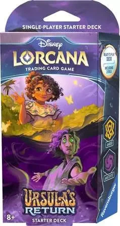 Disney Lorcana Trading Card Game: Ursula's Return Starter Deck - Amber & Amethyst(Disney Lorcana Trading Card Game Ursulas Return Starter Deck Amber Amethyst)