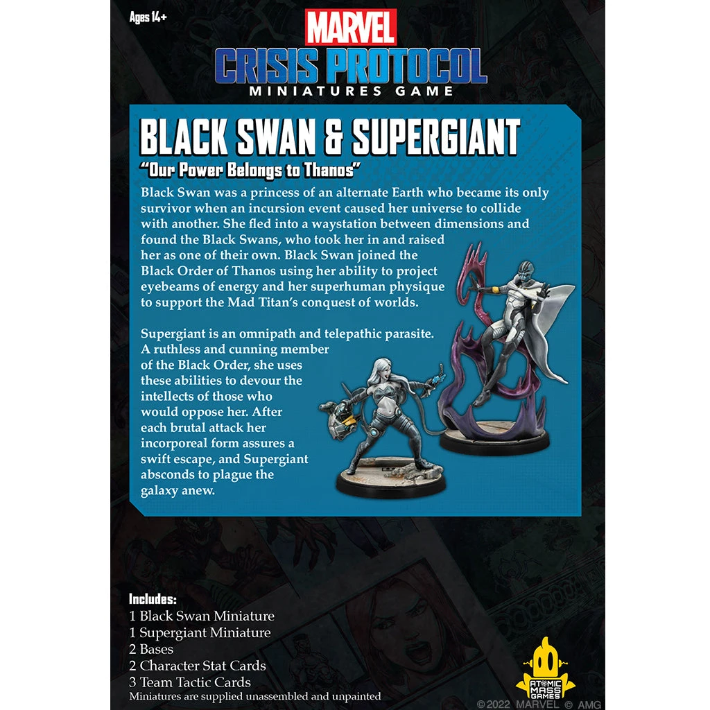 Marvel Crisis Protocol: Black Swan & Supergiant(Marvel Crisis Protocol Black Swan Supergiant) 2 Marvel Crisis Protocol: Black Swan & Supergiant(Marvel Crisis Protocol Black Swan Supergiant) - Image 2