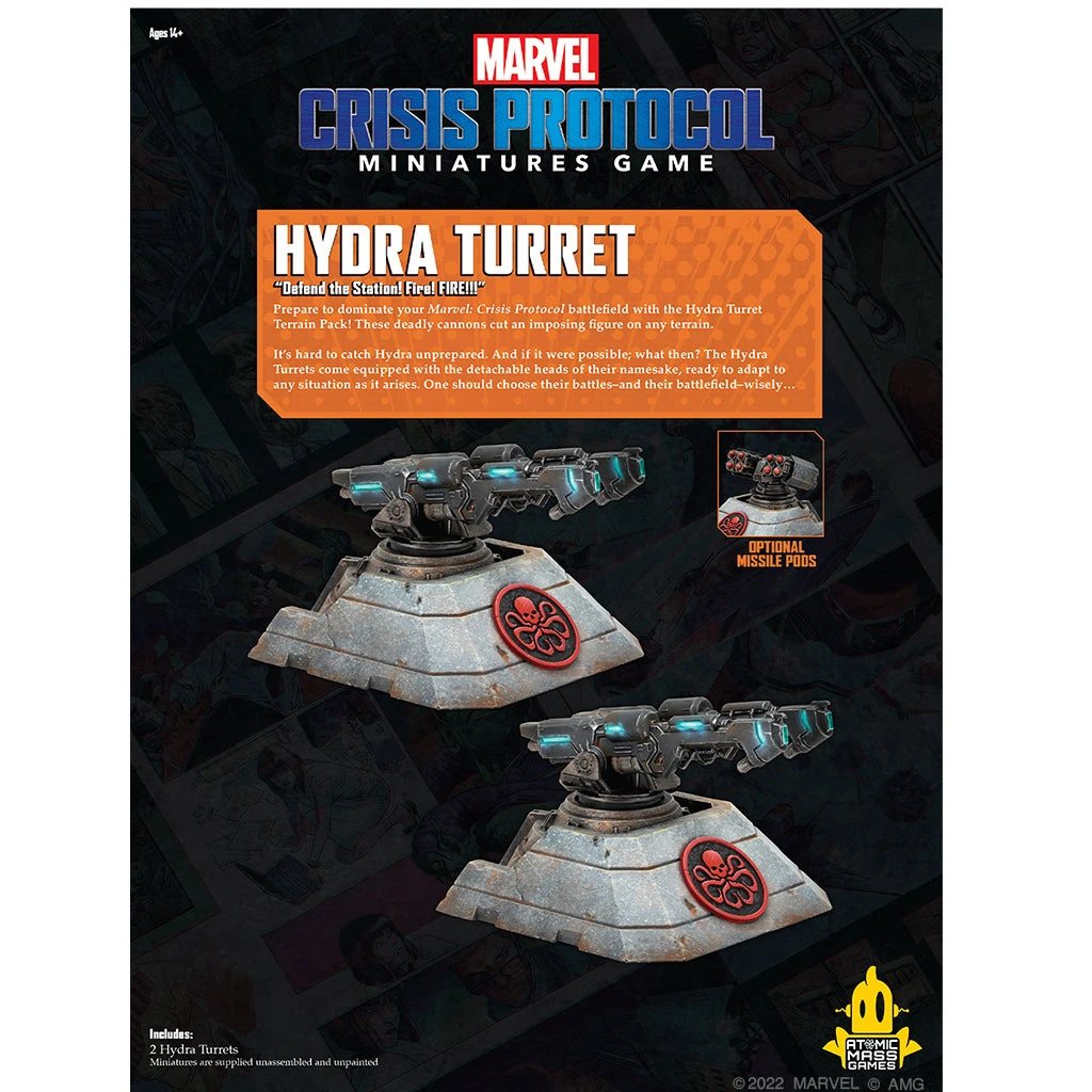 Marvel Crisis Protocol: Hydra Turret Terrain Pack(Marvel Crisis Protocol Hydra Turret Terrain Pack) 2 Marvel Crisis Protocol: Hydra Turret Terrain Pack(Marvel Crisis Protocol Hydra Turret Terrain Pack) - Image 2