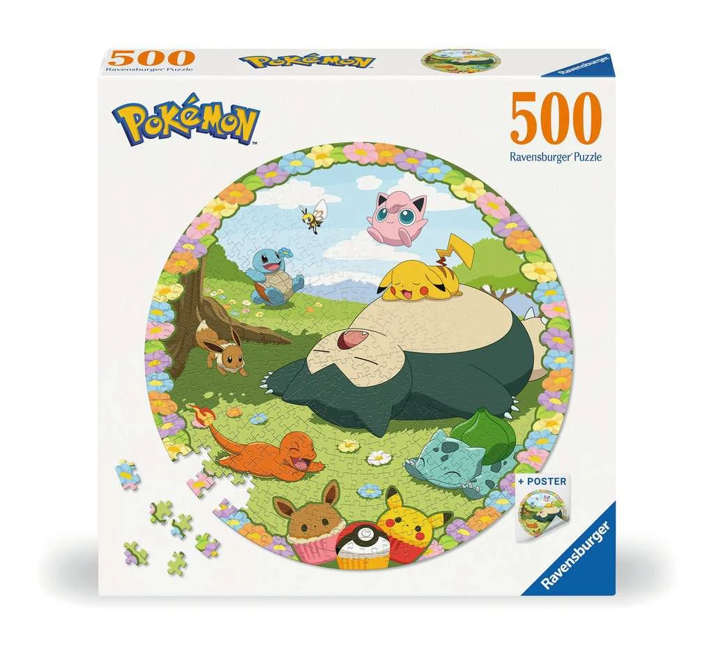 Pokémon Round Jigsaw Puzzle (500pc)(Pokemon Round Jigsaw Puzzle 500pc) 1 Pokémon Round Jigsaw Puzzle (500pc)(Pokemon Round Jigsaw Puzzle 500pc)
