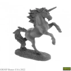 Reaper 07047: Unicorn Dungeon DwellersBones Plastic Miniature(Reaper 07047 Unicorn Dungeon Dwellersbones Plastic Miniature)