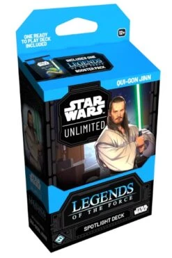 Star Wars Unlimited: Legends Of The Force - Qui-Gon Jinn Spotlight Deck(Star Wars Unlimited Legends Of The Force Qui Gon Jinn Spotlight Deck)