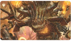 Magic The Gathering Playmat: Duskmourn Overlord Of The Boilerbilges (Red)(Magic The Gathering Playmat Duskmourn Overlord Of The Boilerbilges Red)