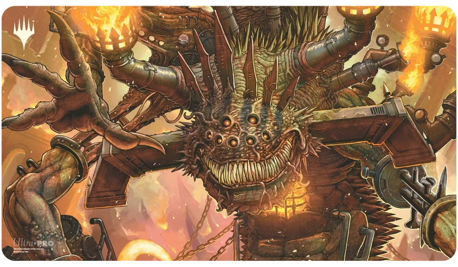 Magic The Gathering Playmat: Duskmourn Overlord Of The Boilerbilges (Red)(Magic The Gathering Playmat Duskmourn Overlord Of The Boilerbilges Red) 1 Magic The Gathering Playmat: Duskmourn Overlord Of The Boilerbilges (Red)(Magic The Gathering Playmat Duskmourn Overlord Of The Boilerbilges Red)