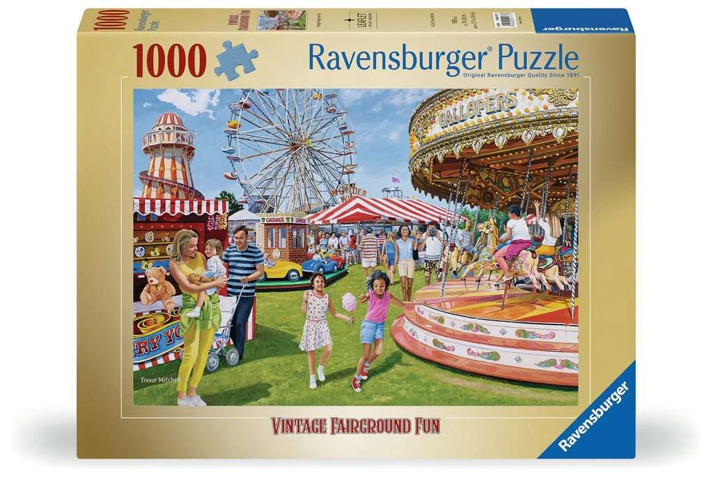 Vintage Fairground Fun Jigsaw Puzzle (1000pc)(Vintage Fairground Fun Jigsaw Puzzle 1000pc)