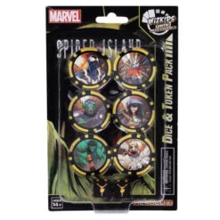 HeroClix Dice & Token Pack Secret Wars Battleword - Spider Island(Heroclix Dice Token Spider Island)