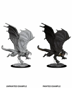 Dungeons & Dragons Nolzur's Marvelous Miniatures: Young Black Dragon(Dungeons Dragons Nolzurs Marvelous Miniatures Young Black Dragon)