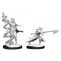 Magic The Gathering Unpainted Magic Miniatures: Joraga Warcaller & Joraga Treespeaker(Mtg Unpainted Miniatures Joraga Warcalle)