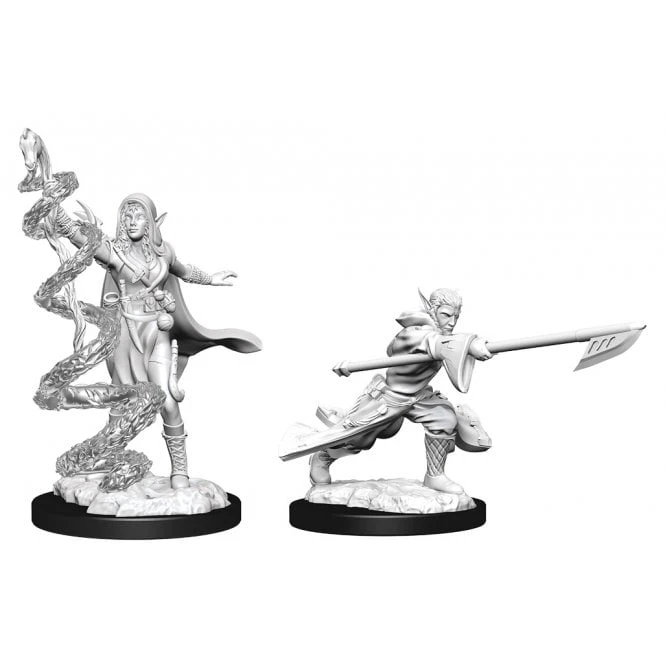 Magic The Gathering Unpainted Magic Miniatures: Joraga Warcaller & Joraga Treespeaker(Mtg Unpainted Miniatures Joraga Warcalle) 1 Magic The Gathering Unpainted Magic Miniatures: Joraga Warcaller & Joraga Treespeaker(Mtg Unpainted Miniatures Joraga Warcalle)