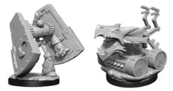 Dungeons & Dragons Nolzur's Marvelous Miniatures: Stone Defender & Oaken Bolter(Dungeons Dragons Nolzurs Miniatures Stone Defender Oaken Bolter)