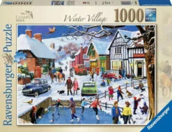 Winter Village - Leisure Days No.3Jigsaw Puzzle (1000pc)(Winter Village Leisure Days No 3 Puzzle)