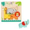 Wooden Multi-layered Animal Puzzle(Wooden Multi Layered Animal Puzzle)