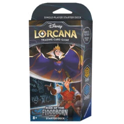 Disney Lorcana Trading Card Game: Rise Of The Floodborn Starter Deck - Amber And Sapphire(Disney Lorcana Trading Card Game Starter Deck Amber And Sapphire)
