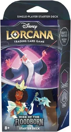 Disney Lorcana Trading Card Game: Rise Of The Floodborn Starter Deck - Amethyst And Steel(Disney Lorcana Trading Card Game Starter Deck Amethyst And Steel)