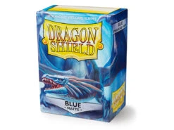 Dragon Shield Matte Sleeves: Blue(Dragon Shield Blue Matte)