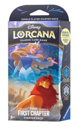 Disney Lorcana Trading Card Game: First Chapter Starter Deck - Sapphire & Steel(Copy Of Lorcana Starter Deck)
