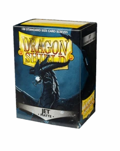 Dragon Shield Matte Card Sleeves Standard: Jet (100)(Dragon Shield Matte Card Sleeves Standard Jet 100)