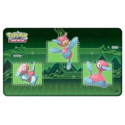 Pokémon Stitched Edge Playmat: Porygon Evolutions(Pokemon Porygon Evolutions Stitched Playmat)